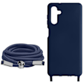 Miniatyrbillede 2 af 4: Cord Case kompatibel med Samsung Galaxy A14 5G og 4G Blue Cord Case