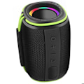 Pikkukuva 1 / 6: Bluetooth-kaiutin 8h akunkesto LED-valo IPX5 vesitiivis wiwu-kahva Musta Svart