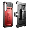 Pikkukuva 2 / 6: Samsung Galaxy S24 Plus Full Case - SUPCASE - Unicorn Beetle Pro - Punainen - Iskunkestävä - Jalusta Röd