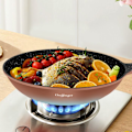 Pikkukuva 2 / 4: Keittiösetti 10 Osaa 3 Kattilaa/2 Paistinpannua/1 Kekomatti Soft-Touch Kahva Cheffinger Ruskea