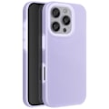 Miniatyrbild 1 av 5: Fodral för iPhone 16 Pro Soft Silikon Mjuk inredning Lavendel med upphöjd kant Lila