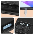 Miniatyrbillede 4 af 5: Etui til Honor X7a - AVIZAR - Video Support Wallet - Sort Svart