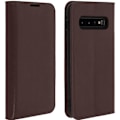 Miniatyrbillede 1 af 4: Cover til Samsung Galaxy S10 Plus Cover Folio Læder Support Video brun kastanj