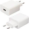 Miniatyrbillede 1 af 4: USB vægoplader - Huawei - SuperCharge 40W - Hurtig opladning - USB Type-C kabel inkluderet - Hvid Vit