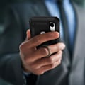Pikkukuva 3 / 4: iPhone XR Kuori - AVIZAR - Kaksikomponenttinen - Jäykkä ja Pehmeä - Videotuki - Musta Svart