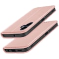 Pikkukuva 2 / 5: Kotelo Samsung Galaxy A06 Flip Card - ja Video Holder Champagne Pink -kotelolle Rosa