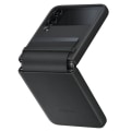 Miniatyrbillede 1 af 5: Coque - Samsung - Galaxy Z Flip 4 - Kalveskind - Stød- og ridserbeskyttelse - Ultra-tynd Svart