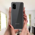 Pikkukuva 4 / 4: Koko suojaava kuori - AVIZAR - Samsung Galaxy S20 - Jäykkä ja joustava - Läpinäkyvä - Ohut ja kevyt Transparent