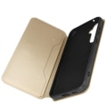 Pikkukuva 2 / 6: Suojakuori Samsung Galaxy S23 FE Flip Double Pocket Stand Function Gold Gul