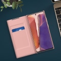 Pikkukuva 4 / 4: Kuori - Samsung - Galaxy Note 20 - Led View Cover - Roosa kulta - Puolijäykkä - Kosketustunto Rose guld