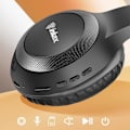 Pikkukuva 3 / 6: Ihon Sir Bluetooth Kuulokkeet, joissa on sisäänrakennettu mikrofoni ja ohjauspainikkeet, Inkax Musta Svart