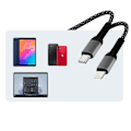 Miniatyrbild 3 av 5: USB-C + iPhone Lightning till 3,5 mm-jackadapter, LinQ