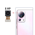 Miniatyrbild 3 av 4: Bakkamera Ultravidvinkelsensor för Xiaomi 13 Lite 5G Svart Svart