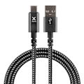 Pikkukuva 2 / 4: USB-kaapeli USB Type C - Xtorm - 1m - Nailonipunottu - Lataus ja synkronointi - Ultra-nopea