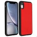 Pikkukuva 1 / 6: Apple iPhone XR Suoja Rigidaiti Aito Nahka Akashi - Punainen Röd