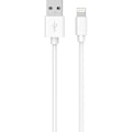 Pikkukuva 2 / 3: USB A 2.4A FastCharge Kotilaturi + USB A/Lightning -kaapeli Valkoinen WOW