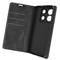 Pikkukuva 2 / 5: Kotelo Xiaomi Redmi Note 13 Prolle - AVIZAR - Pehmeä kansi - Musta - Lompakko- ja videotuki Svart