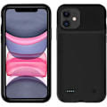 Miniatyrbild 1 av 4: iPhone 11 Fodral Rigid Protection 2 i 1 Batteri 4500mAh Soft-touch Svart