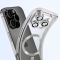 Pikkukuva 4 / 6: MagSafe kotelo iPhone 16 Pro Max Silicone Silver Chrome Contour -sovellukselle Grå