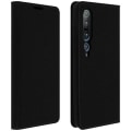 Miniatyrbild 1 av 4: Äkta Läder Etui - AVIZAR - Xiaomi Mi 10 / Mi 10 Pro - Videostöd - 3 Kortfack - Mjuk Skal Svart