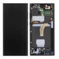 Miniatyrbillede 1 af 4: Komplet Block Galaxy S22 Ultra LCD-skærm Touch Glas Original Samsung sort