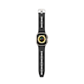 Miniatyrbild 2 av 2: Armband för Apple Watch 49 / 45 / 44 / 42m i silikon med ultra grepp Decoded svart Svart