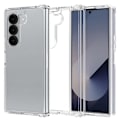 Miniatyrbillede 2 af 5: Etui til Galaxy Z Fold 6 - AVIZAR - Hard Back Contour Silikone - Gennemsigtig Transparent