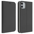 Miniatyrbillede 1 af 4: Étui Folio - iPhone 11 - Sort - Øko-læder - Video støtte - Kort opbevaring Svart