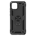 Miniatyrbillede 1 af 5: Etui til Samsung Galaxy A03 Hybrid Stødsikker Support Ring Video Support sort Svart