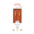 Pikkukuva 4 / 6: USB-C -kaapeli USB-C:hen 3A Lataus ja Synkronointi POP-kokoelma 1,5m Jaym Oranssi Orange