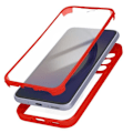 Pikkukuva 2 / 4: 360° kotelo Galaxy A54 5G:lle kovataustainen pehmeä näytönsuoja Red Contour