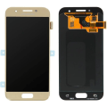 Miniatyrbillede 1 af 4: Original Komplet LCD-skærmudskiftning Samsung Galaxy A3 2017 - Guld