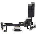 Miniatyrbillede 1 af 5: Lightning opladerconnector til iPhone 14 - Ukendt mærke - Med mikrofon sort Svart