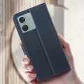 Pikkukuva 4 / 5: Kotelo Motorola Edge 40 Neolle - AVIZAR - Lompakon kääntövideotuki - sininen Blå