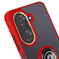 Pikkukuva 4 / 5: Coque pour Xiaomi Redmi A5 Bague Magnétique Dos Translucide Rouge