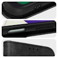 Pikkukuva 4 / 5: Samsung Galaxy A22 5G kotelo - FORCELL - Tender Book - Mokkaefekti - Lompakko - Videotuki - Musta Svart