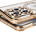 Miniatyrbillede 3 af 6: Coque Diamant til iPhone 14 Pro MagSafe Contour Strass Guld Gul