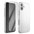 Pikkukuva 1 / 4: iPhone 16 Suojapakkaus TPU Pehmeä Kuori ja 7H Karkaistu Lasi Moxie Läpinäkyvä Vit