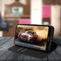 Miniatyrbillede 4 af 4: Housse - AVIZAR - Huawei Y5 2019 - Wallet Cover - Øko-læder - Video Støtte Svart