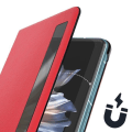 Pikkukuva 3 / 5: Folio Case for Honor Magic Vs 5G - AVIZAR - Punainen - Kääntyvä magneettinen sulku Röd