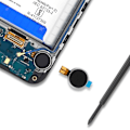 Miniatyrbillede 3 af 3: Reserve vibrator til Samsung A26, M35, M15, A16 og A15 Sort Svart
