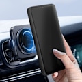 Miniatyrbillede 4 af 6: AVIZAR Hard Case til Xiaomi Redmi A3 - Metalring Support Funktion Sort - Glat - Blandet Svart