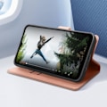 Pikkukuva 3 / 5: Suojakuori Samsung S7:lle - AVIZAR - Lompakko- ja videotuki - Vaaleanpunainen - Puolijäykkä - Synteettinen - Sekoitettu Rosa