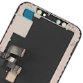Pikkukuva 2 / 4: Korvaava Soft OLED -näyttö iPhone X: lle - AVIZAR - Musta - Taipuva lasi - Optimaalinen multimedia-kokemus Svart