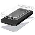 Pikkukuva 1 / 5: Suojauspaketti Google Pixel 9 Pro XL -kotelolle ja karkaistulle lasille Mayaxess Transparent Transparent