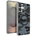 Miniatyrbild 1 av 5: Coque MagSafe för Samsung Galaxy S25 Ultra F-Protect Forcell Camouflage Grön