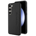 Miniatyrbillede 1 af 5: Etui til Samsung Galaxy S23 Plus Bi-materiale Carbon Effect AMG Sort