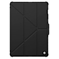 Pikkukuva 1 / 6: Iskunkestävä kotelo Samsung Tab S9 Ultra Flip Multi-Angle Support Nillkin Blackille Svart