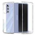 Miniatyrbillede 3 af 5: Coque 360° - FORCE CASE - Galaxy Z Fold 5 - Antichok 2m - Slankt design - Gennemsigtig Vit