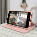 Pikkukuva 4 / 4: iPhone SE 2020, 8, 7, 6 ja 6S Case Flip Wallet Videotuki rose gold Rose Rose guld